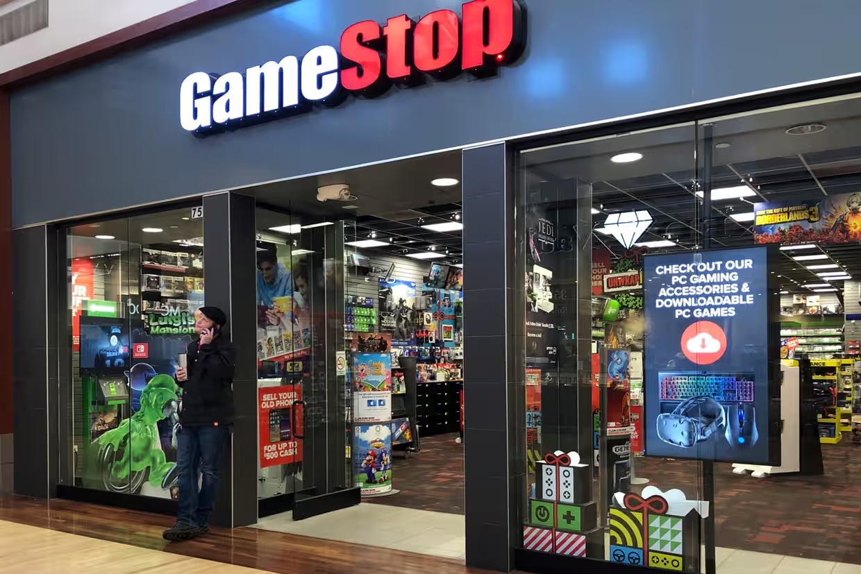 A gamestop store photographed by Tannen Maury.
Image Source: The Guardian