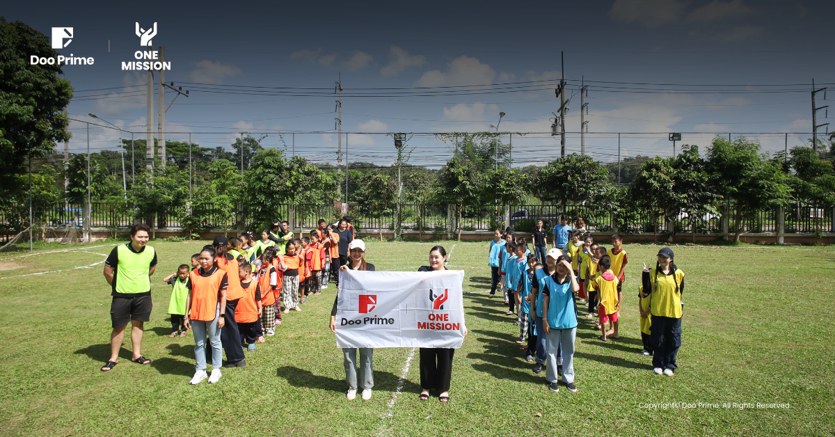 Doo Prime Kicks Off OneMission with a Successful Sports Day in Thailand